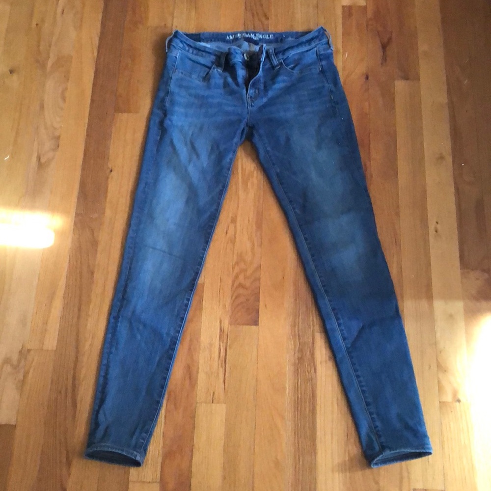 American Eagle Jeggings Super Low Rise